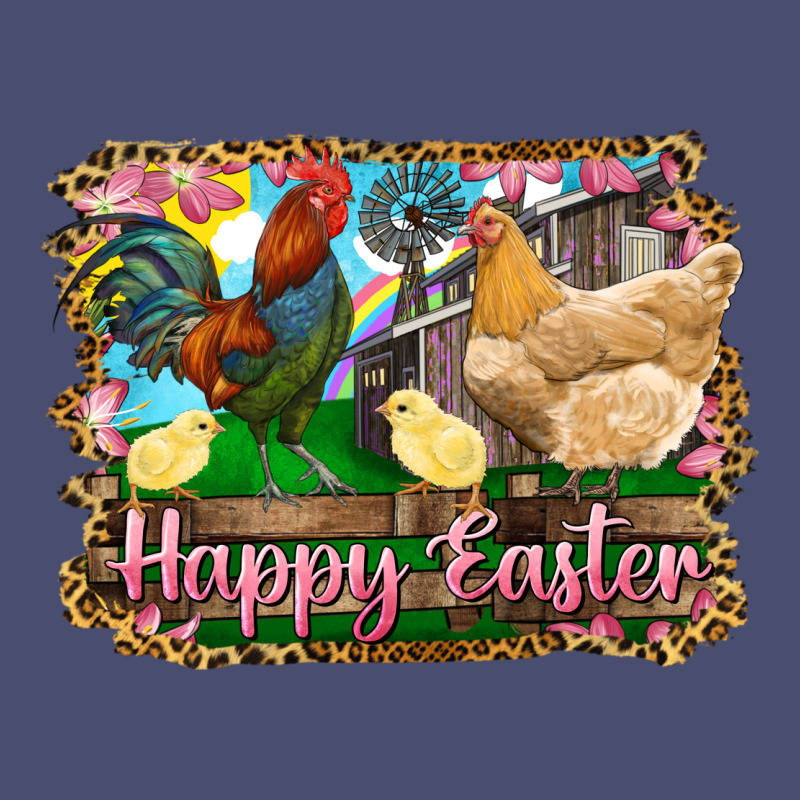 Happy Easter Rooster Chicken And Chick Vintage Tee by RanaPortraitStore | Teevron