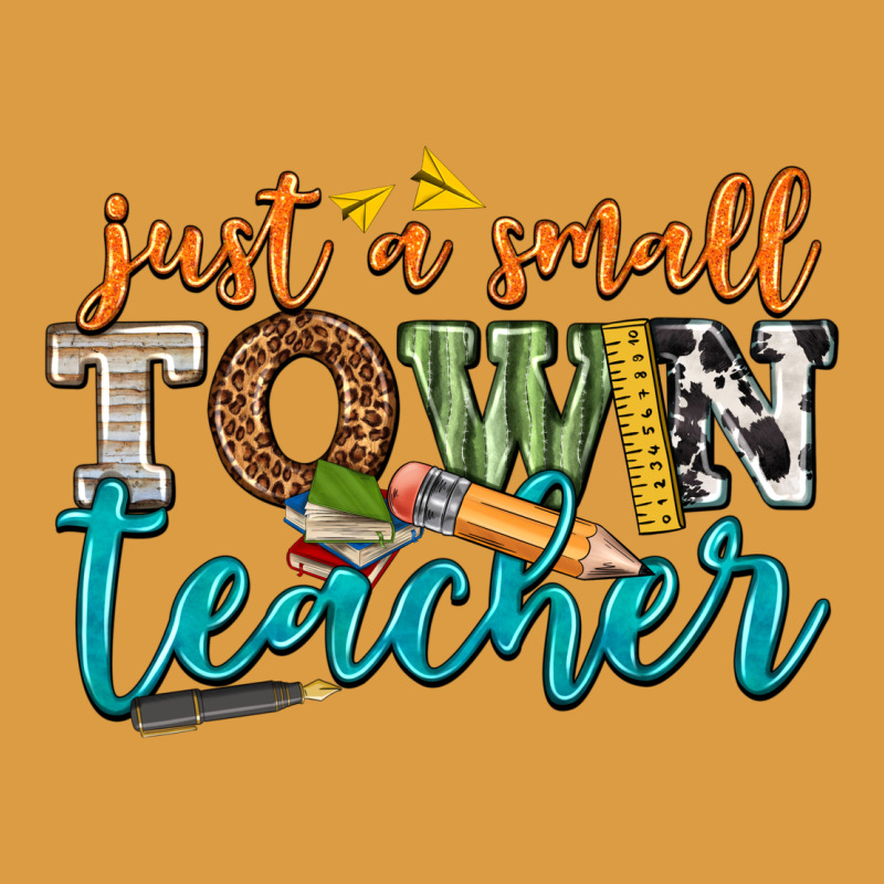 Just A Small Town Teacher Urban Heavy Tee by texasbilliewilder | Teevron