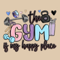 The Gym Is My Happy Place Heavyweight Sweatshirt | Teevron