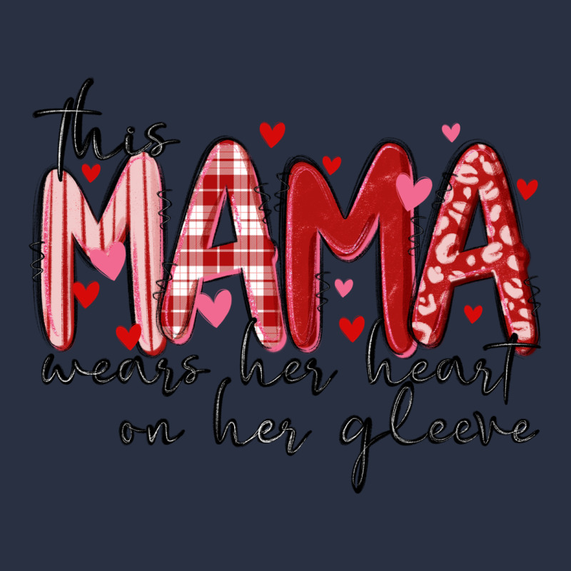 This Mama Wears Her Heart On Her Gleeve Heavyweight Sweatshirt by MaliasSmallBusiness | Teevron