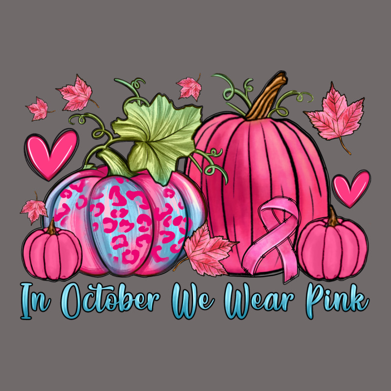In October We Wear Pink Urban Heavy Tee by Zillion Design Studio | Teevron