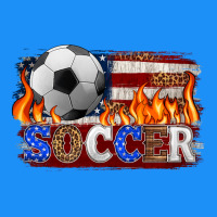 Western American Flag Soccer Classic Tee | Teevron