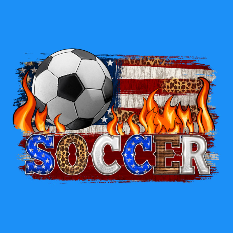 Western American Flag Soccer Classic Tee by HRA Design Shop | Teevron