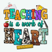 Teaching Is A Work Of Heart Premium Hoodie | Teevron