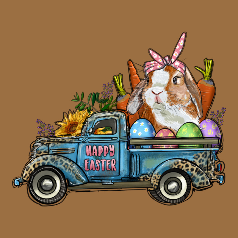 Happy Easter Truck With Bunny Eggs And Carrot Vintage Tee by RanaPortraitStore | Teevron