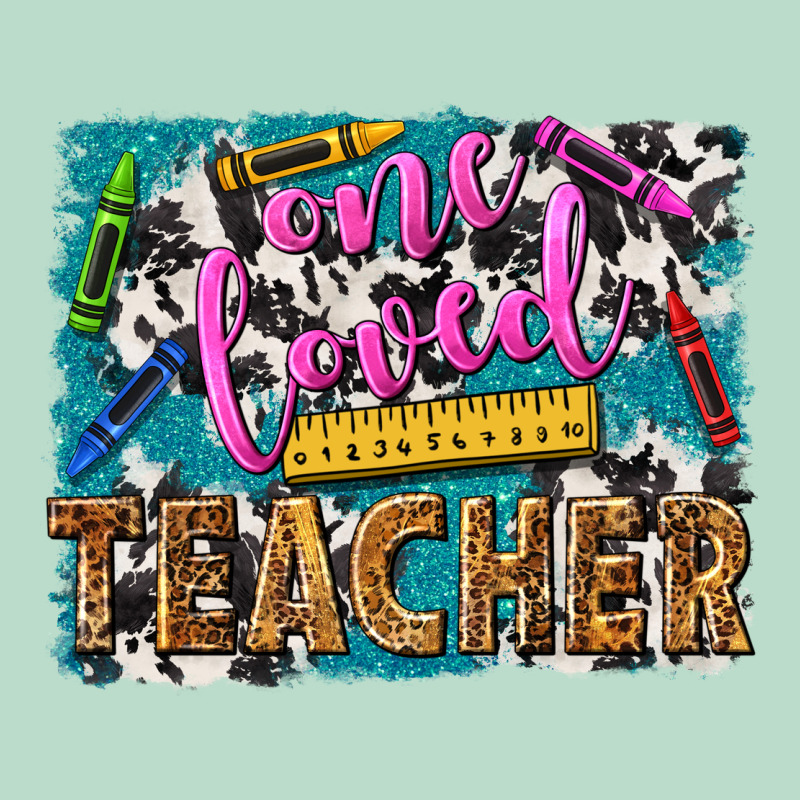 One Loved Teacher Premium Hoodie by NancyCooperArtShop | Teevron