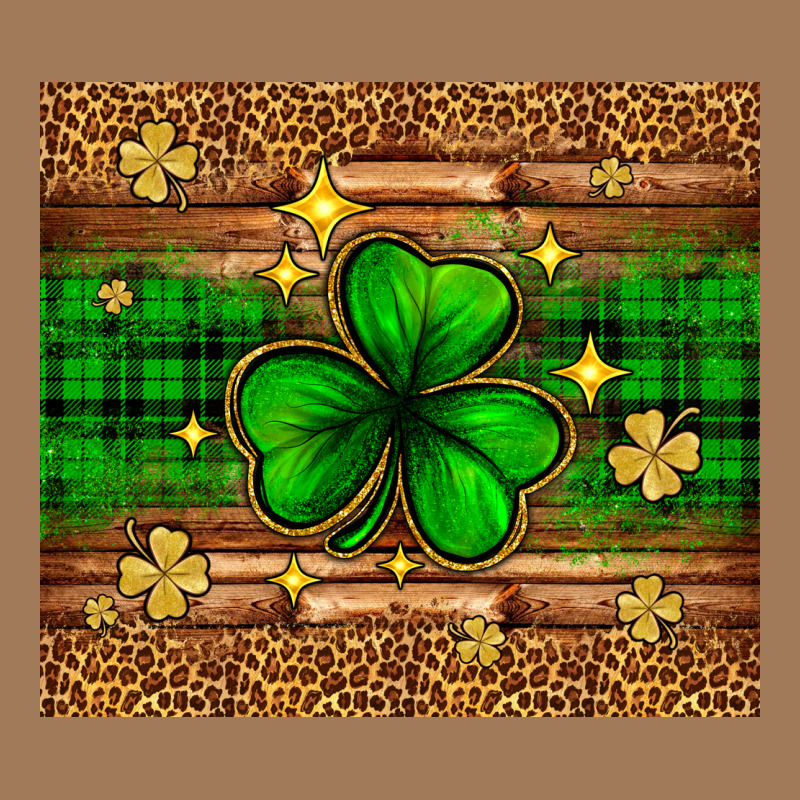 St. Patrick's Day Shamrock Leopard Classic Tee by Neo Western | Teevron