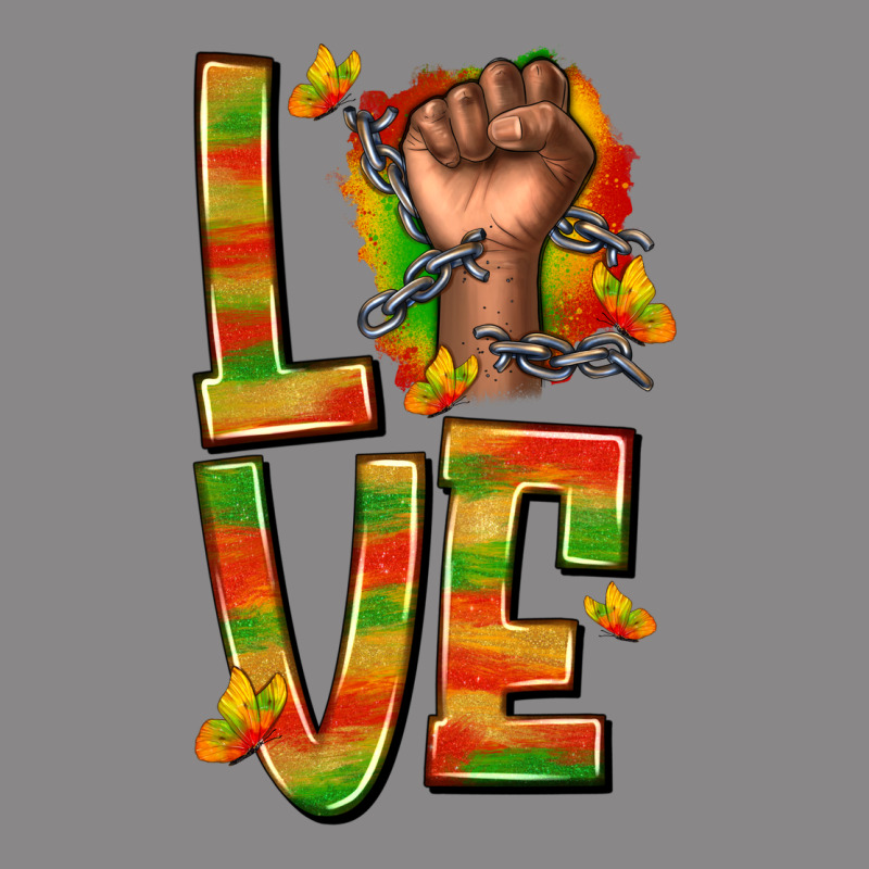 Love Juneteenth With Fist Vintage Tee by texasbilliewilder | Teevron