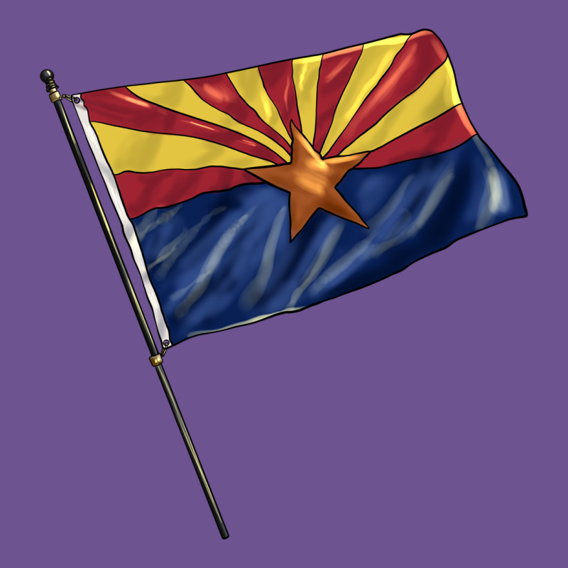 Arizona Flag Vintage Tee by BarkalooDesign | Teevron
