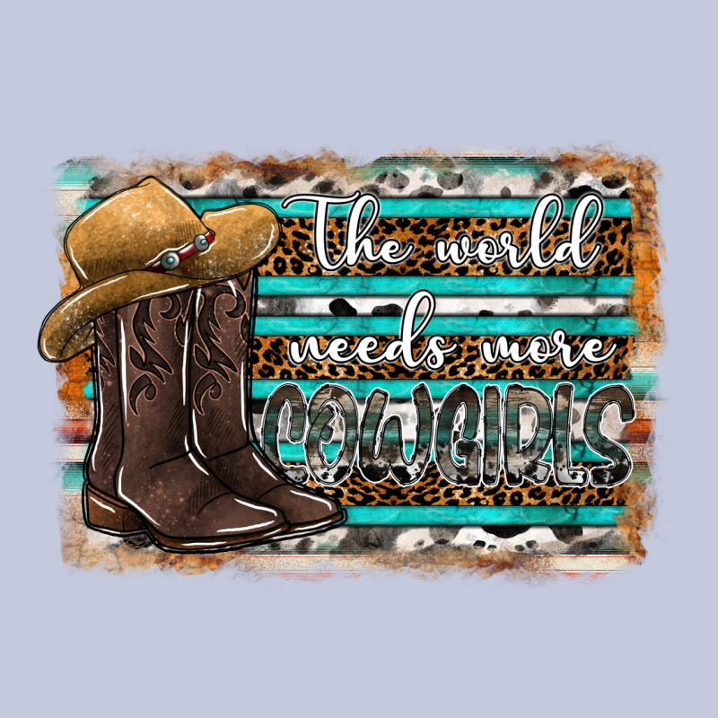 The World Needs More Cowgirls Long Sleeve Tee by SublimationCraftShop | Teevron