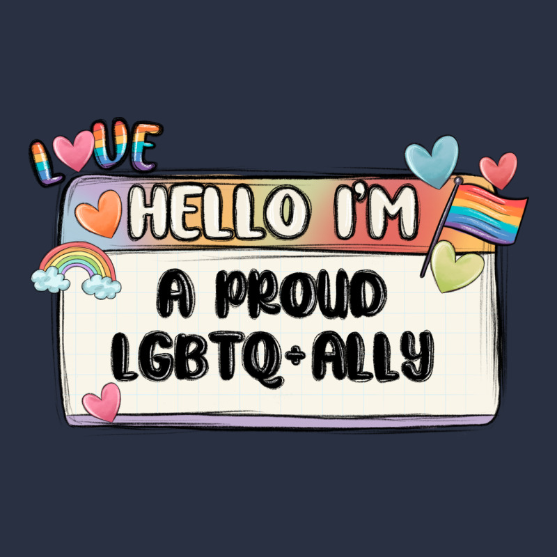 Proud Ally Heavyweight Sweatshirt by MaliasSmallBusiness | Teevron