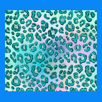 Turquoise Leopard Glitter Zipper Hoodie | Teevron