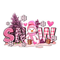 pink snowman and snow | Teevron