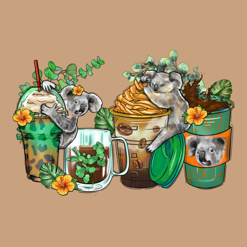 Koala Coffee Cups Vintage Tee by Zillion Design Studio | Teevron