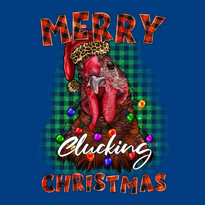 Merry Clucking Christmas Rooster Premium Sweatshirt by BarkalooDesign | Teevron