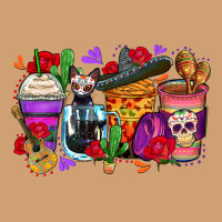 Day Of The Dead Coffee Cups Vintage Tee | Teevron
