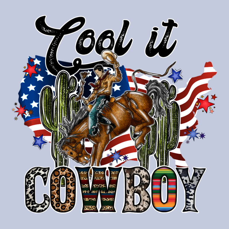 Cool It Cowboy Long Sleeve Tee by SublimationCraftShop | Teevron