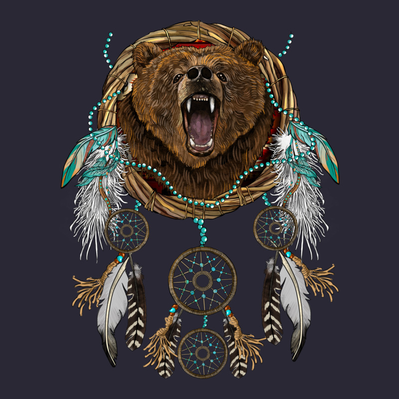 Bear  Native Dreamcatcher Vintage Tee by BarkalooDesign | Teevron