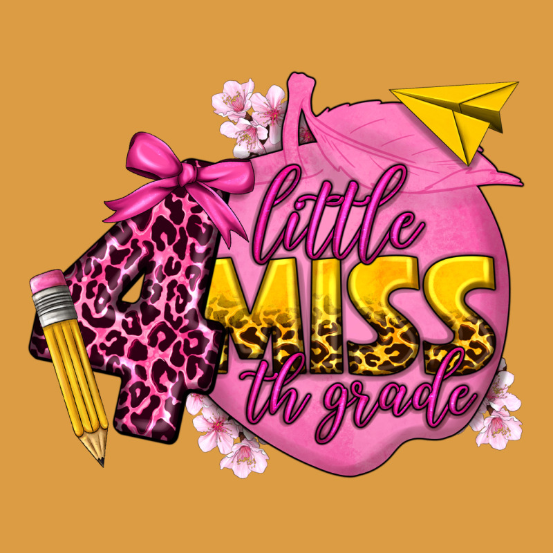 Little Miss 4th Grade Urban Heavy Tee by texasbilliewilder | Teevron