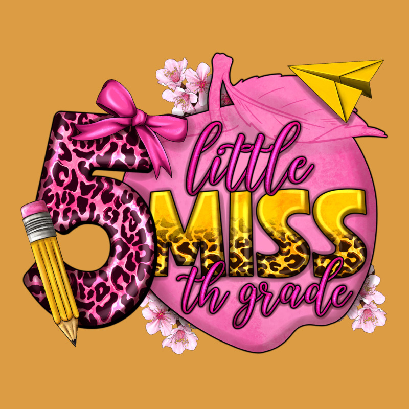 Little Miss 5th Grade Urban Heavy Tee by texasbilliewilder | Teevron