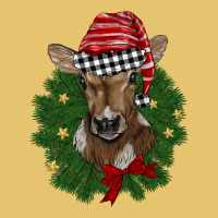 Christmas Wreath Baby Calf Premium Sweatshirt | Teevron