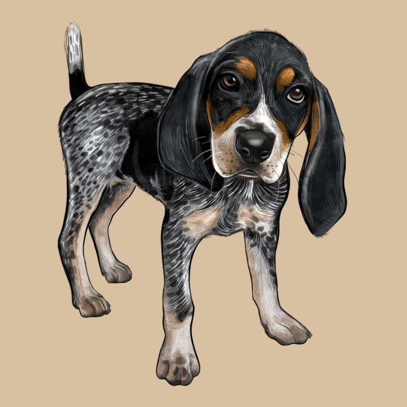 Bluetick Coonhound Heavyweight Hoodie by LillyAllenDesigns | Teevron