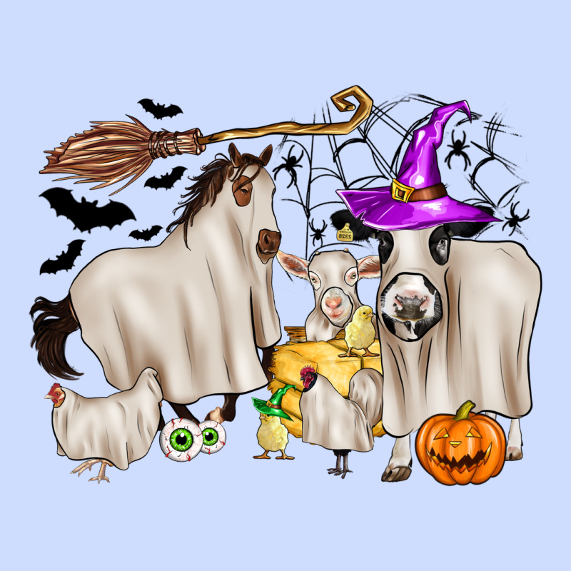Halloween Farm Animals Urban Heavy Tee by Zillion Design Studio | Teevron