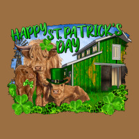 Happy St. Patrick's Day Cattle And Calfs Vintage Tee | Teevron