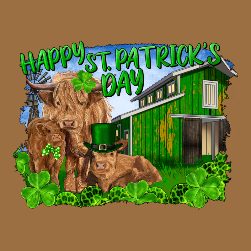 Happy St. Patrick's Day Cattle And Calfs Vintage Tee by RanaPortraitStore | Teevron