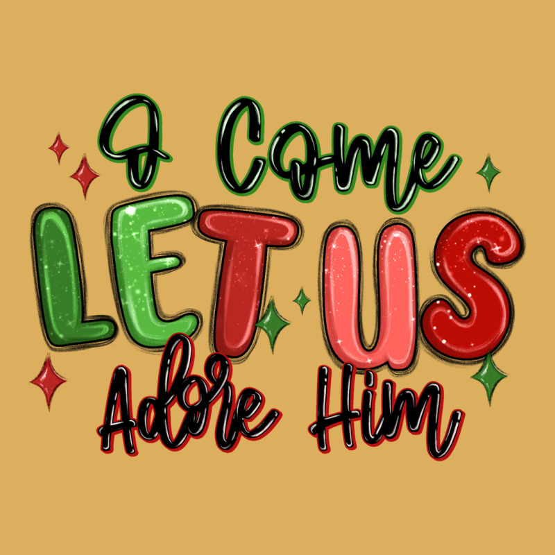 O Come Let Us Adore Him Christmas Premium Hoodie by MaliasSmallBusiness | Teevron