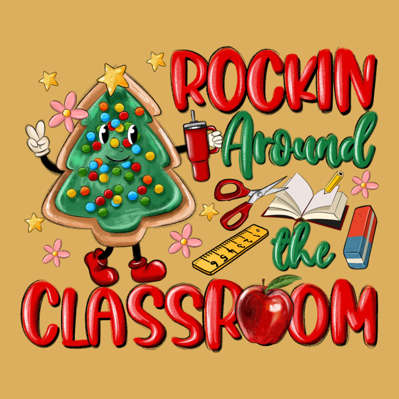 Rockin Around The Clasroom Teacher Premium Hoodie by MaliasSmallBusiness | Teevron