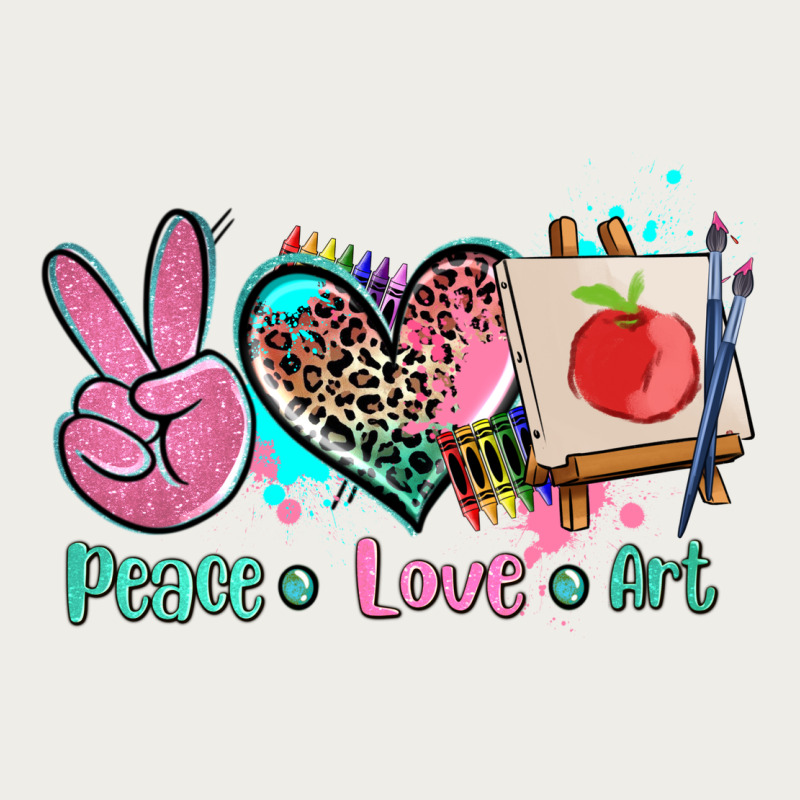 Peace Love Art   Ado Zipper Hoodie by AdoDesignShop | Teevron