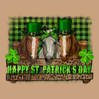 Happy St. Patrick's Day Horses With Leprechaun Hat And Bandana Vintage Tee | Teevron