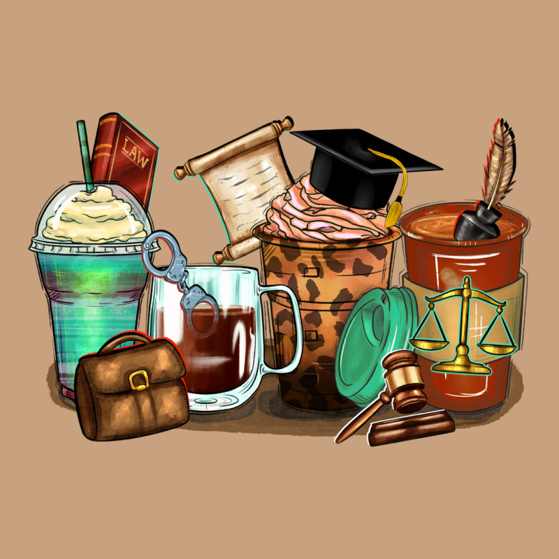 Lawyer Coffee Cups Vintage Tee by Zillion Design Studio | Teevron