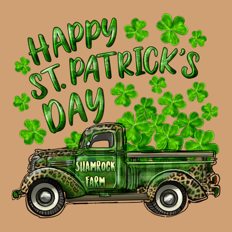 Happy St. Patrick's Day Shamrock Farm Truck Vintage Tee by RanaPortraitStore | Teevron