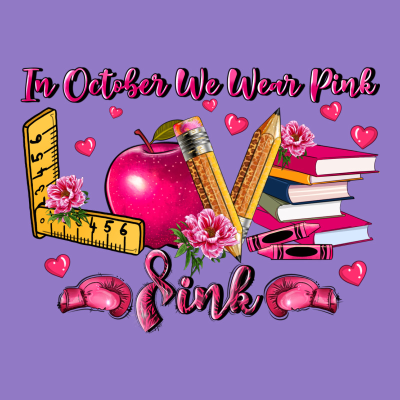In October We Wear Pink Teacher Urban Hoodie by LillyAllenDesigns | Teevron