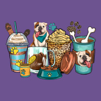 English Bulldog Coffee Cups Vintage Tee | Teevron