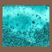 Turquoise Glitter Zipper Hoodie | Teevron