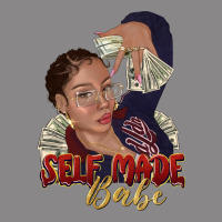 Self Made Babe Afro Black Woman Vintage Tee | Teevron