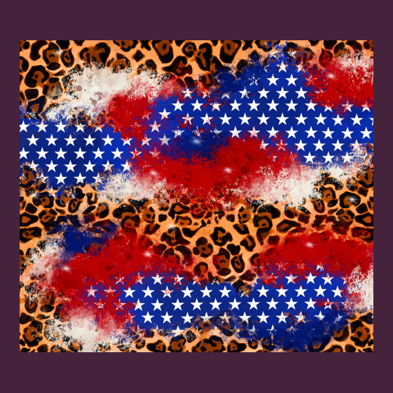 4th Of July Usa Flag Leopard 20oz Tumbler Long Sleeve Tee by Neo Western | Teevron
