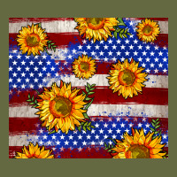 4th Of July Usa Flag Sunflower 20oz Tumbler Long Sleeve Tee | Teevron