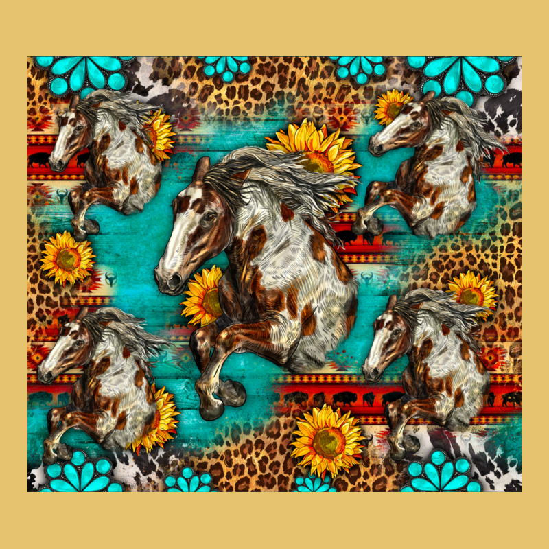 Mustang Horse Western Premium Sweatshirt by LillyAllenDesigns | Teevron