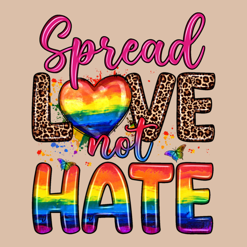 Spread Love Not Hate Urban Heavy Tee by Zillion Design Studio | Teevron