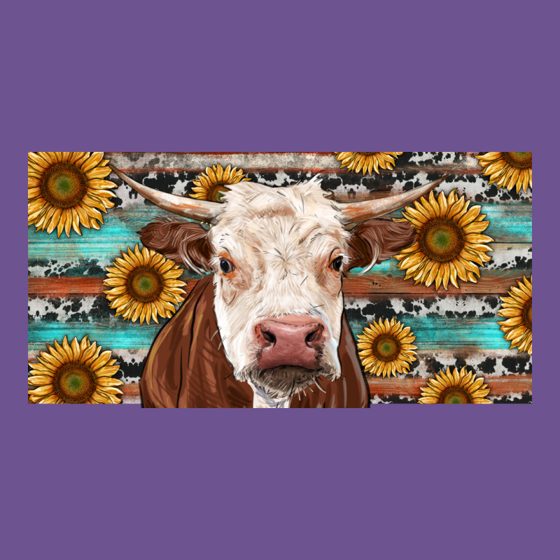 Heifer With Sunflower And Serape Vintage Tee by RanaPortraitStore | Teevron
