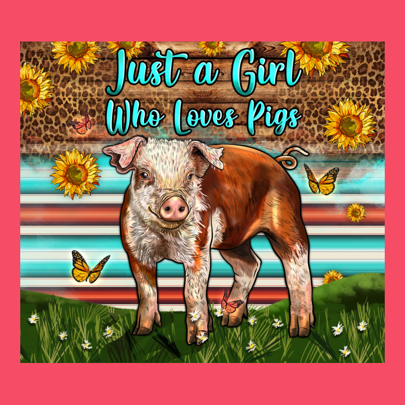 Just A Girl Who Loves Pig Premium Sweatshirt by LillyAllenDesigns | Teevron