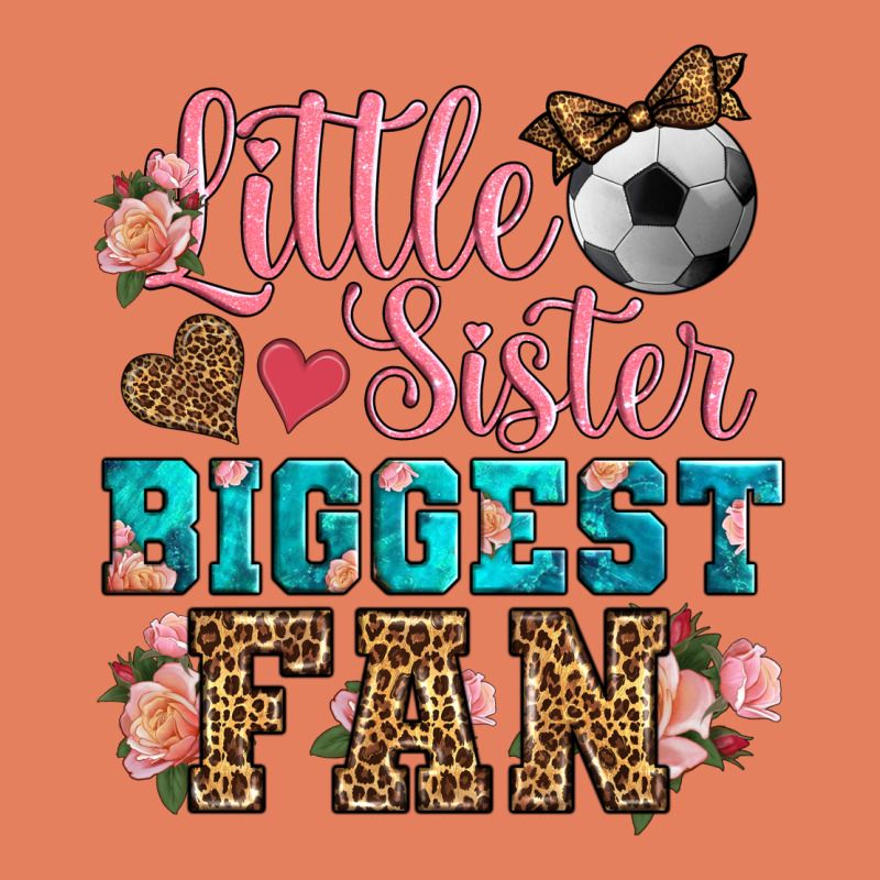 Little Sister Biggest Fan Soccer Classic Tee by HRA Design Shop | Teevron