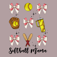 Softball Coquette Bow Vintage Hoodie | Teevron