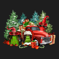 Merry Christmas Truck Afro Gnomies Classic Tee | Teevron