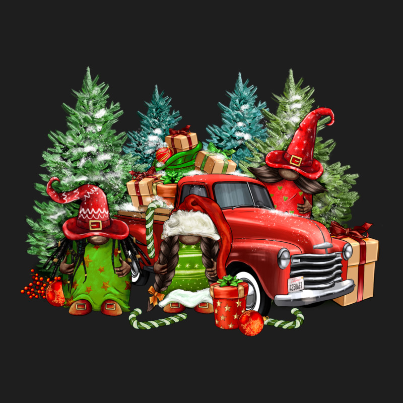 Merry Christmas Truck Afro Gnomies Classic Tee by FaDigitalArtStudio | Teevron