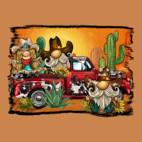 Western Truck Cowboy Gnome Background Heavyweight Hoodie | Teevron